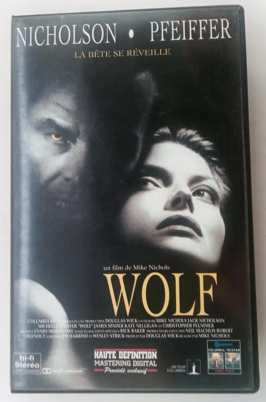 VHS Wolf – Jack Nicholson, Michelle Pfeiffer